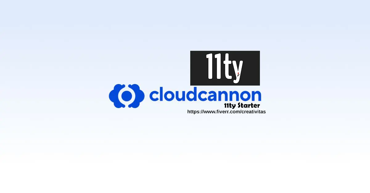 Cloudcannon headless cms 11ty blog starter project